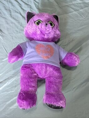 Build A Bear Purple Glitter Kitty *BING